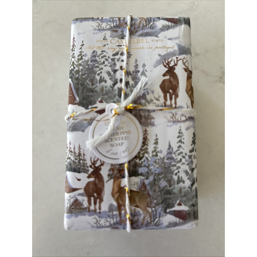 Castelbel Bath Ltd Editions Winter Pine Soap 7oz Bars Set Of 2 Made In Portugal‎